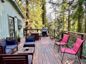 Cozy Cabin in Redwoods with Hot Tub